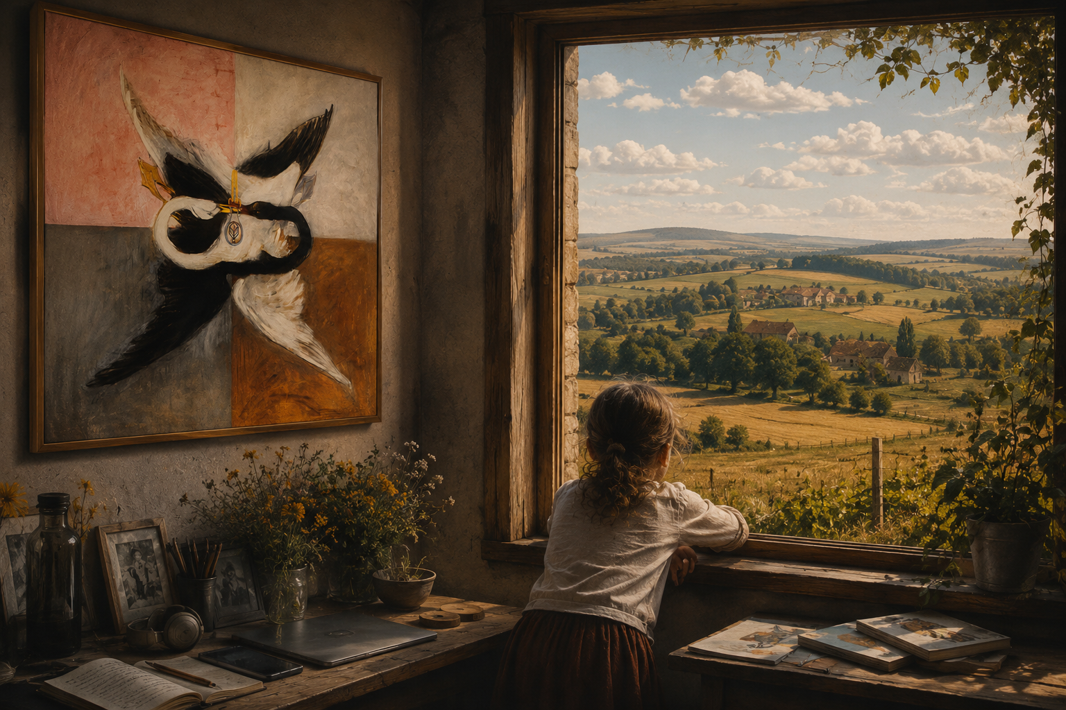 Landschaft als lebendiges Gemälde